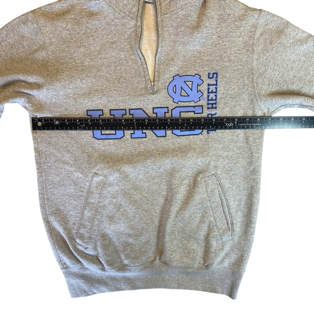 UNC‎ Champion University North Carolina Tar Heels 1/4 Zip Pullover Size Medium - Picture 4 of 8